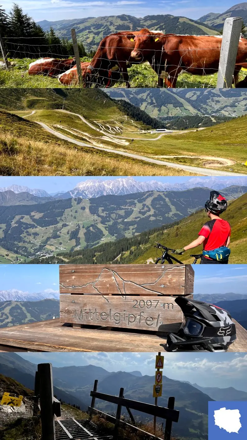 Trasy rowerowe Austria Saalbach Hinterglemm Leogang